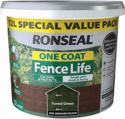 ronseal 1 coat fence.